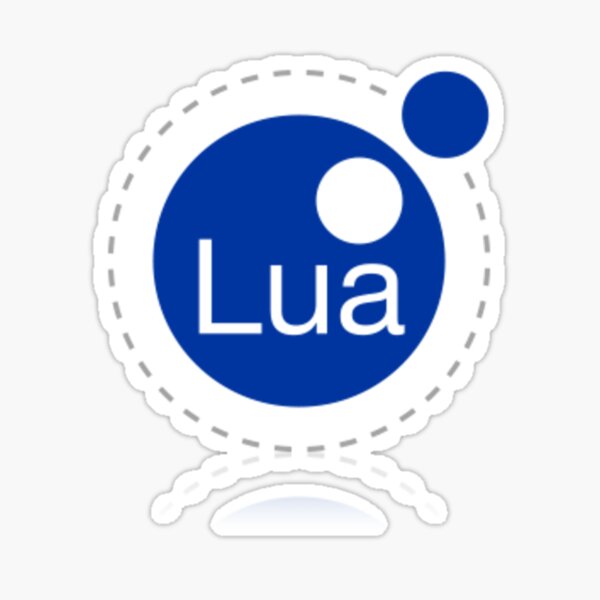 Lua Scripting Stickers Redbubble - roblox luajit