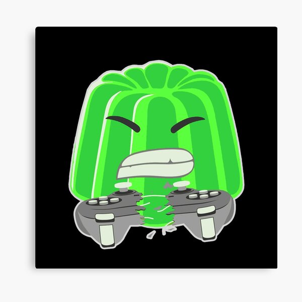 Jelly Youtube Canvas Prints Redbubble - videos of jelly roblox beast
