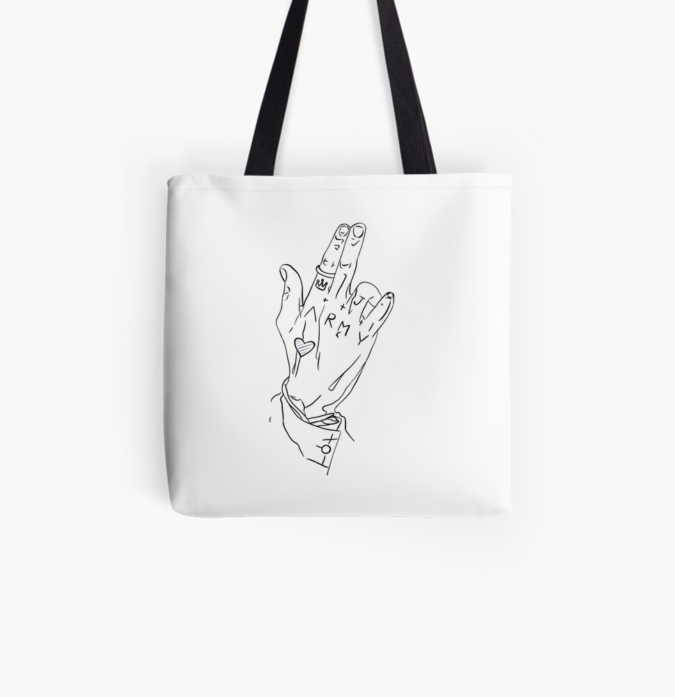 Jikook BTS Jimin and Jungkook Pinkies Line Art Tote Bag for Sale