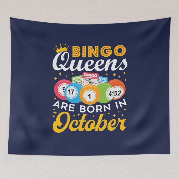 Item preview, Bingo Birthday Bingo Queens Are Born in October designed and sold by jaygo.