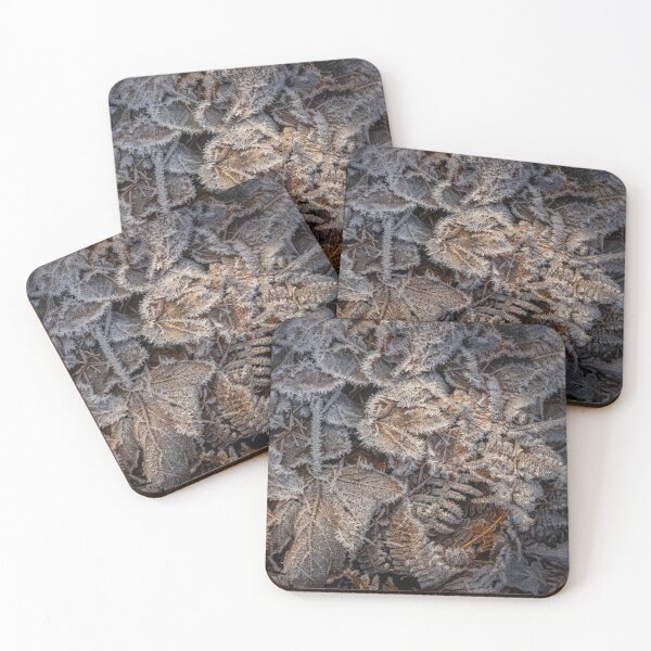 Item preview, Frosted autumn leaves designed and sold by HAPhotography.