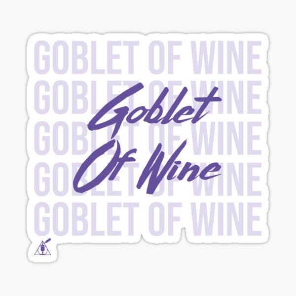 Goblet of Wine Sticker
