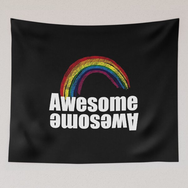 Item preview, Rainbow awesome design designed and sold by funnytshirtco.