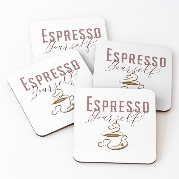 Item preview, Espresso yourself-express yourself designed and sold by The Pattern Artist.