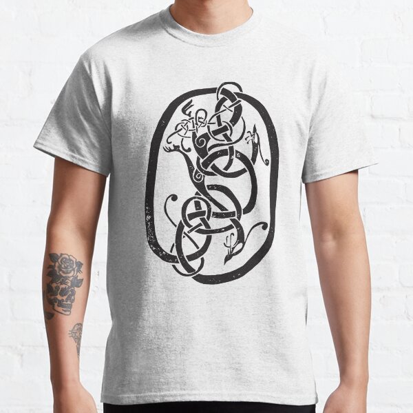Viking Runestone Black | Hillersjö Stone, Sweden Classic T-Shirt