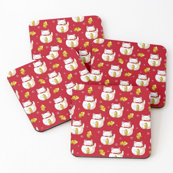 Item preview, Maneki neko cat pattern designed and sold by WelcomeToJapan.