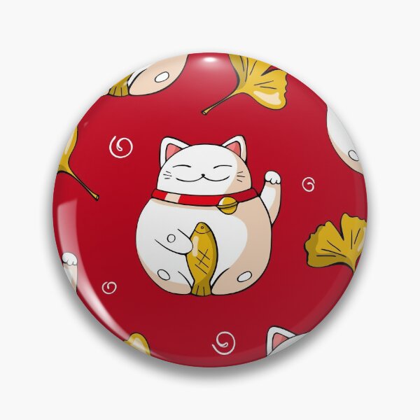 Item preview, Maneki neko cat pattern designed and sold by WelcomeToJapan.