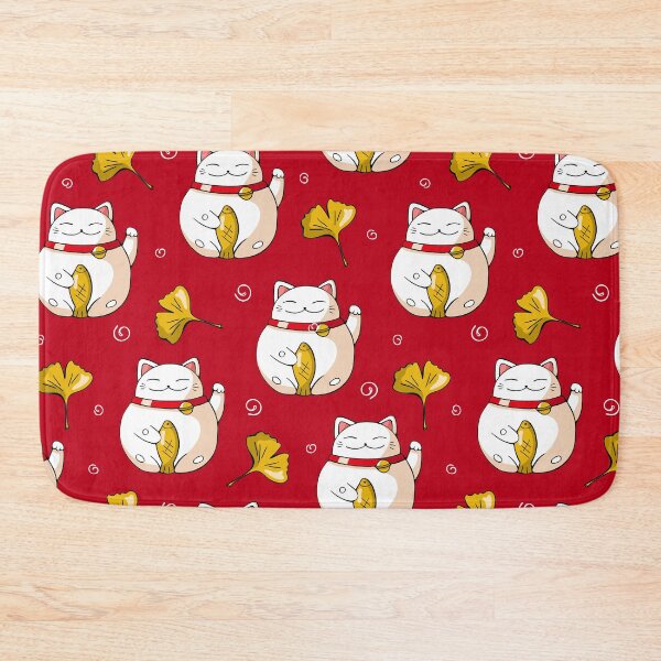 Item preview, Maneki neko cat pattern designed and sold by WelcomeToJapan.