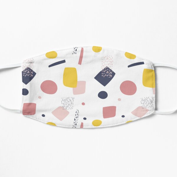 Abstract Shapes Flat Mask