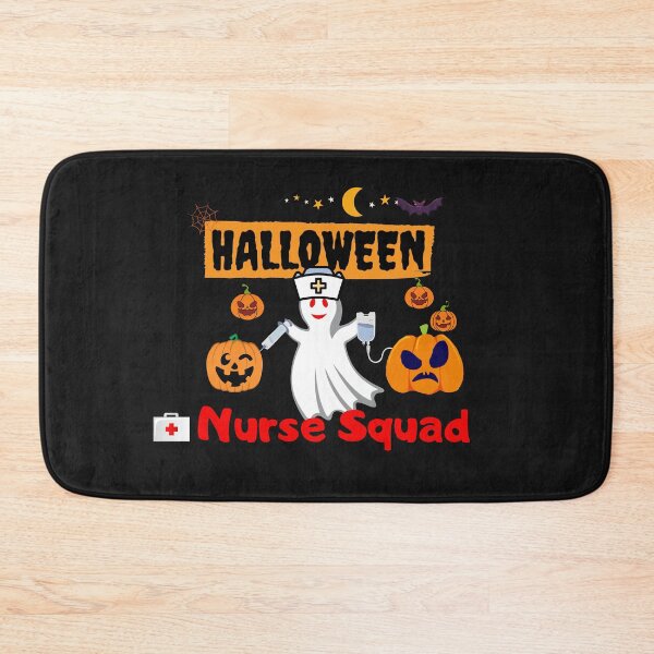 Item preview, Nurse Squad Team with cute Pumpkin Ghost T Shirt designed and sold by Chic Threads Shop.