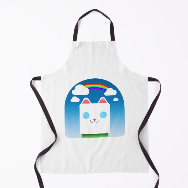 Item preview, white cat in the garden designed and sold by colorsofcherry.