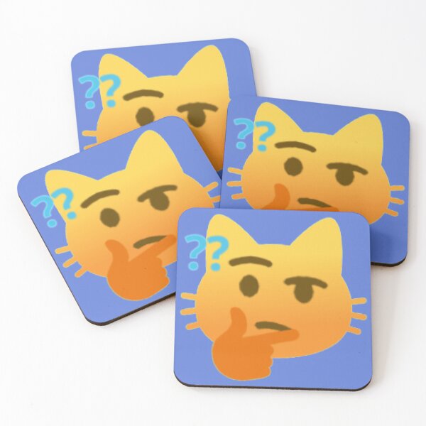 Item preview, Cat Thinking Emoji designed and sold by emiface.