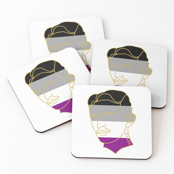 Item preview, HISTORICAL LGBT ICONS - Nikola Tesla designed and sold by AdelinePurdy.