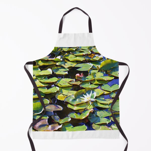 Item preview, Lily Pads and Crocus Flower in Pond Nature Photo designed and sold by creativeloft.
