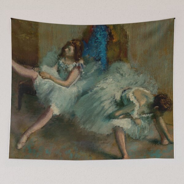 Item preview, Edgar Degas Before the Ballet Ballerina Dancers Orange Autumn fall Gift For art admirer designed and sold by conceptDVS.