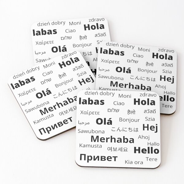 Item preview, how to say Hi anywhere? designed and sold by prika.