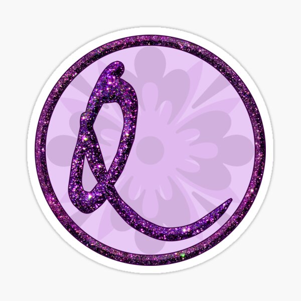 Letter Q Glitter Stickers | Redbubble