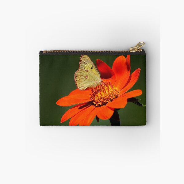 Item preview, Clouded Sulphur Butterfly on a Tithonia Flower designed and sold by BRENDA DOHERTY.