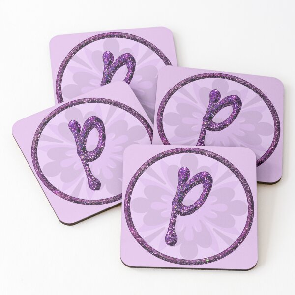Item preview, Letter P in Purple with Glitter Glamor Design Alphabet designed and sold by GlamourChick.
