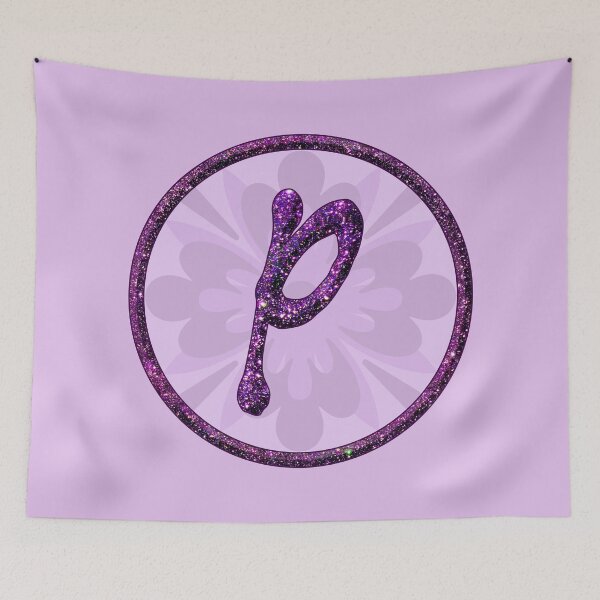Item preview, Letter P in Purple with Glitter Glamor Design Alphabet designed and sold by GlamourChick.