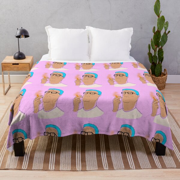 Hank Hill Throw Blankets for Sale