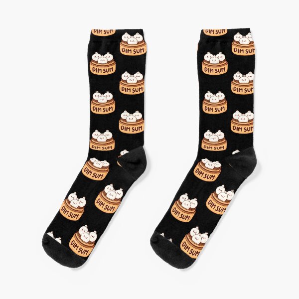 Cute Kawaii Dim Sum Dumplings Pork Bun Cute Foodie Socks
