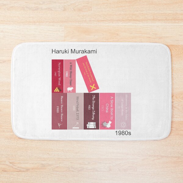 Item preview, Haruki Murakami book print, 1980s designed and sold by UndertoneShop.