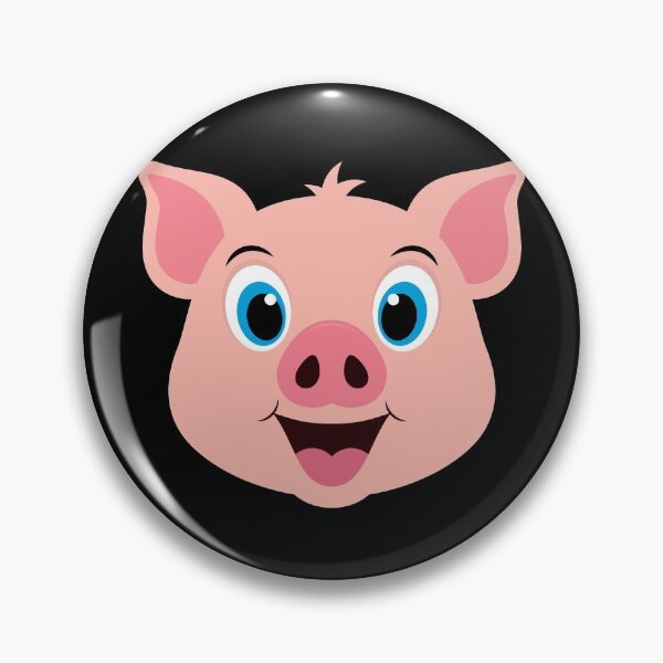 Artikelvorschau, Nettes Schweinegesicht entworfen und verkauft von CreatedForYou.