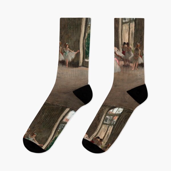 Item preview, Edgar Degas the rehearsal Before the Ballet Ballerina Dancers Orange Autumn fall Gift For art admirer student designed and sold by conceptDVS.