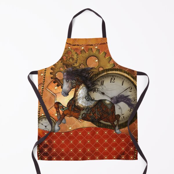 Item preview, Steampunk, wonderful wild red steampunk horse designed and sold by nicky2342.
