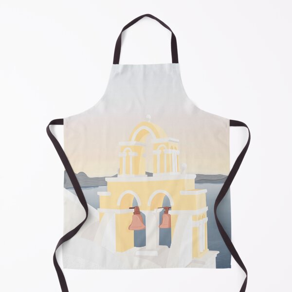 Item preview, Santorini Elopement Illustration At The Sunset designed and sold by BiancartDesigns.