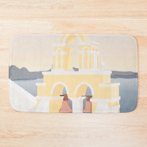 Item preview, Santorini Elopement Illustration At The Sunset designed and sold by BiancartDesigns.