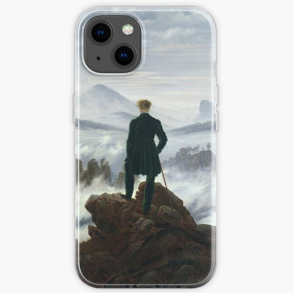 CASPAR DAVID FRIEDRICH (- ), THE WANDERER ABOVE THE SEA OF FOG iPhone Soft Case