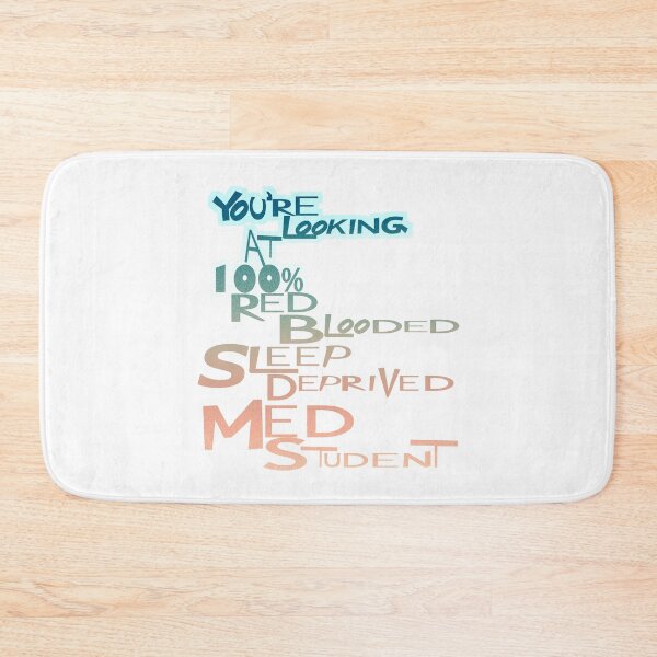 Item preview, Sleep Deprived Med Student (A Life Of A Med Student Text Design) designed and sold by MindCereal.