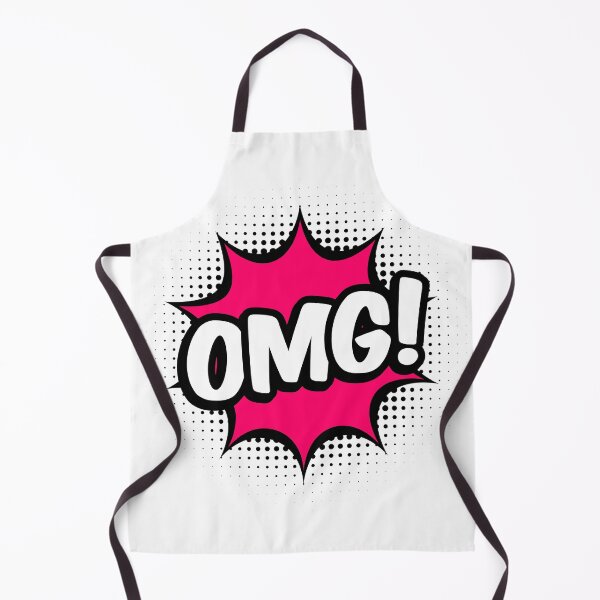 Item preview, OMG text in pop art style designed and sold by TashaVector.