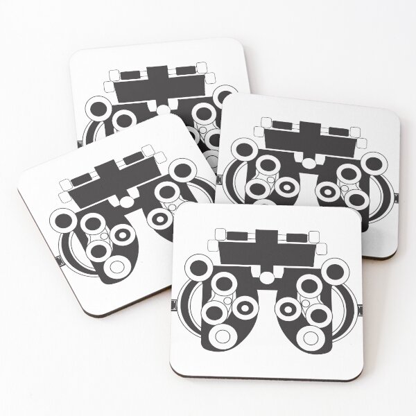 Item preview, phoropter sticker - optometry stickers designed and sold by stutipatel.