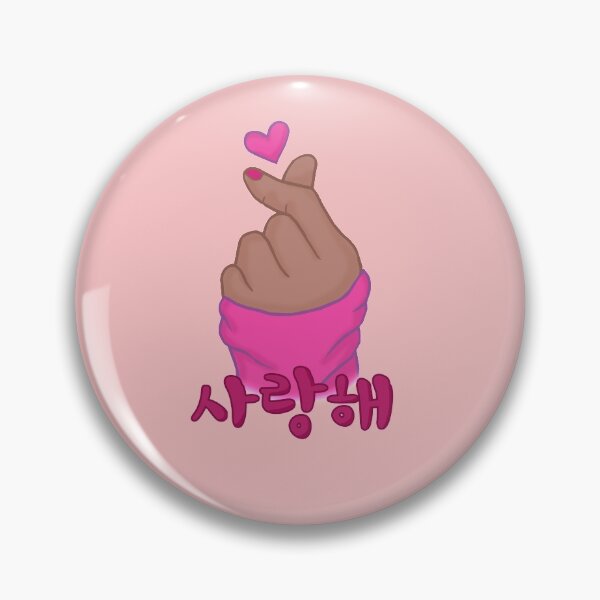 Item preview, K-pop Fingerheart Saranghae Classic  designed and sold by Noodle Doodle.