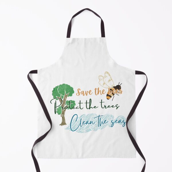 Item preview, Save the bees, protect the trees, clean the seas designed and sold by Sweet Champagne Designs.