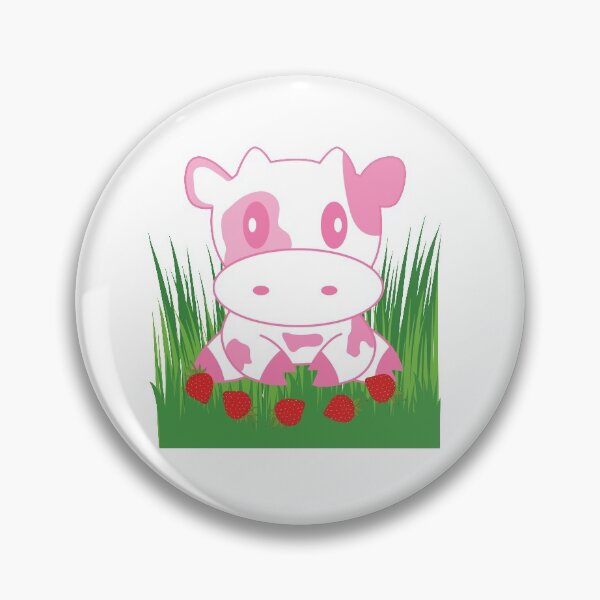 Item preview, Linda vaca fresa - mascota divertida designed and sold by chamsham2020.