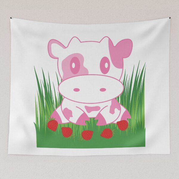 Item preview, Cute little strawberry cow - funny pet designed and sold by chamsham2020.