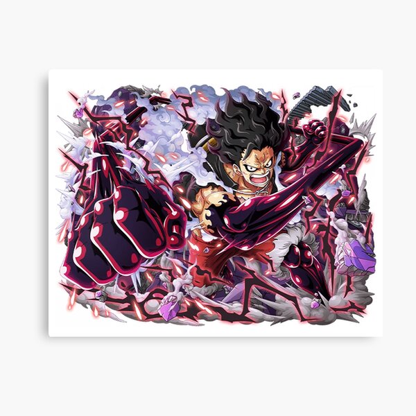 Luffy Gear 4 Canvas Prints Redbubble - luffy outfit 2 roblox