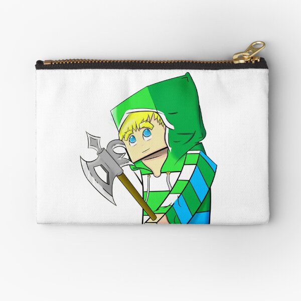 Dragon Roblox Zipper Pouches Redbubble - roblox high school 2 id for axe avatar