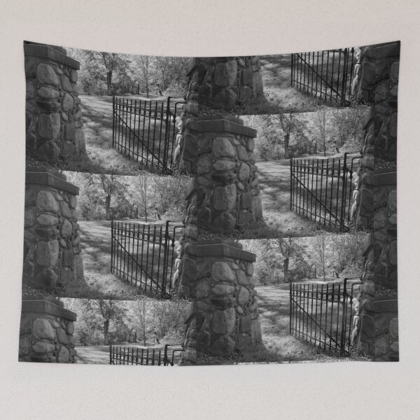 Item preview, Gate at Oak Grove Cemetery designed and sold by J Rier Photography.