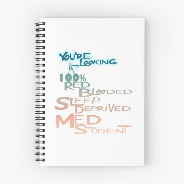 Item preview, Estudiante de medicina privada de sueño (Diseño de texto de una vida de estudiante de medicina) designed and sold by MindCereal.
