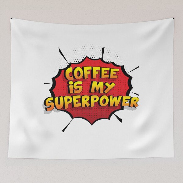 Item preview, Coffee is my Superpower Funny Design Coffee Gift designed and sold by Custom365.