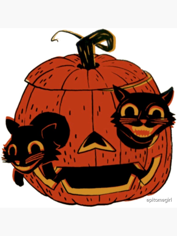 Scaredy Cat Halloween Scroll  Property of Traditions 2018