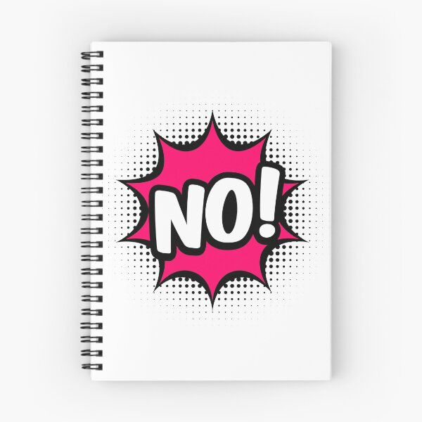 Item preview,  Sticker No in pop art style designed and sold by TashaVector.