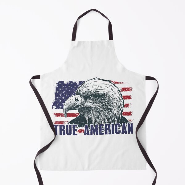Item preview, True American-eagle-against-usa-flag designed and sold by popotamfriends.