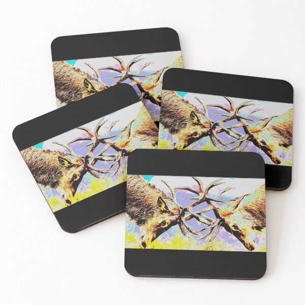 Item preview, Stags in colour  designed and sold by rich-jam.