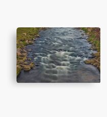 Rapids in the River Steinlach, Tübingen Canvas Print
